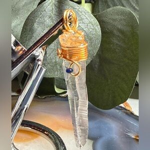 Lemurian Quartz Pendant from Columbia